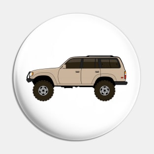 fj80 Land Cruiser tan Pin