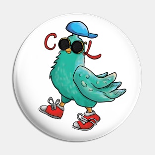 Cool pigeon Pin