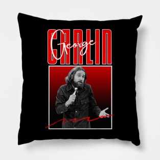 George carlin///original retro Pillow