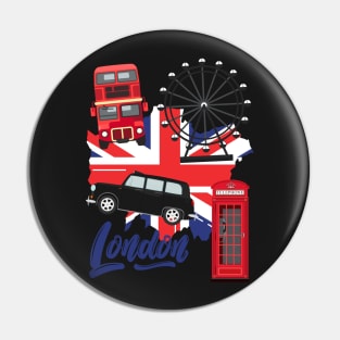 I Love London UK Travel more Wanderlust love Explore the city travel London souvenir Pin