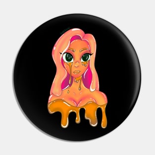 Slime Girl (warm) Pin