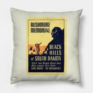 1940's Rushmore Memorial Pillow