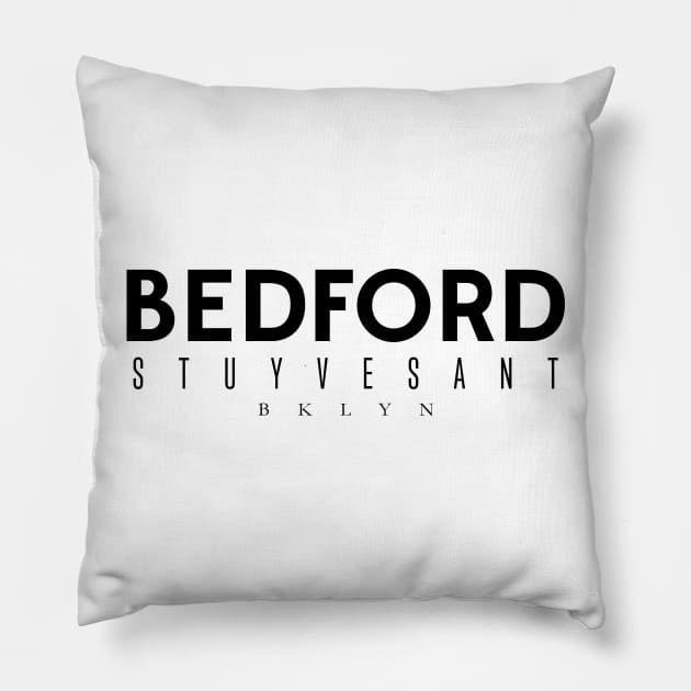 Bedford Stuyvesant Pillow by Kings83