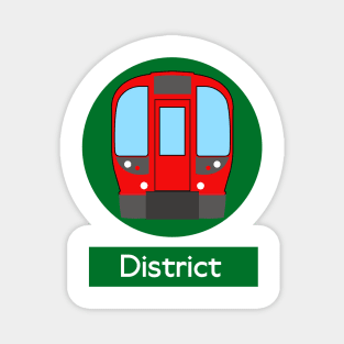 London Underground Subway District Magnet