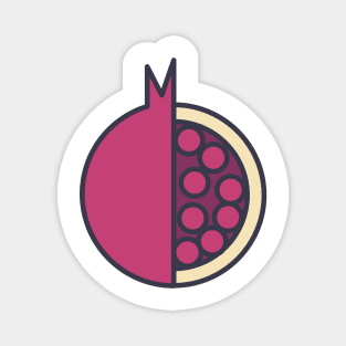 Cute Pomegranate Magnet