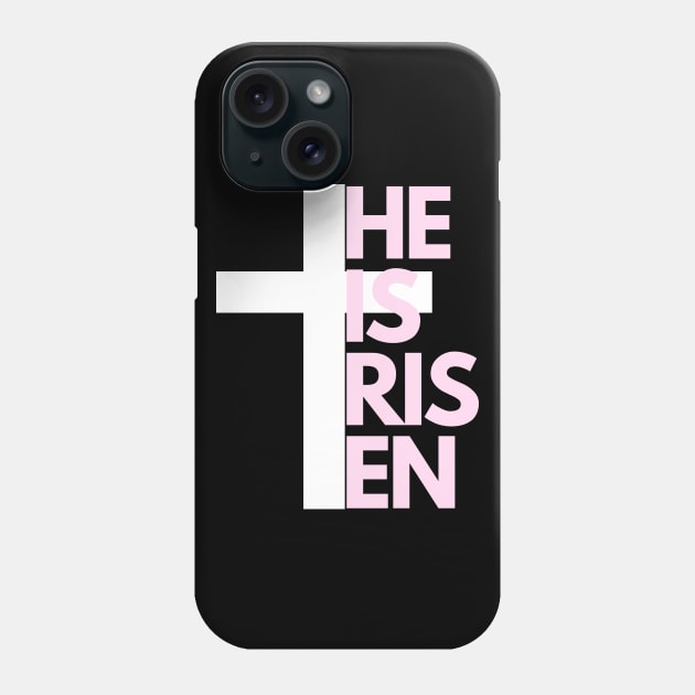 He Is Risen, Happy Easter day Shirt, Easter day shirt, peeps, bunny, jesus, christian easter shirt,cute easter shirt,gift for easter,easter family shirt Phone Case by TWENTY5S