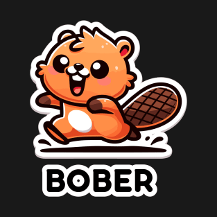 Kawaii Bober | Korean Bóbr | Polish Beaver | Meme from Poland | Slav | Slavic T-Shirt