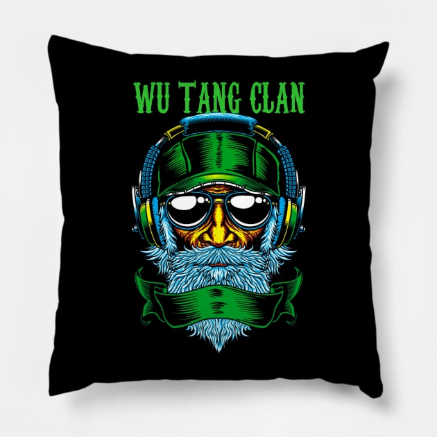 WU TANG CLAN RAPPER MUSIC Pillow by jn.anime