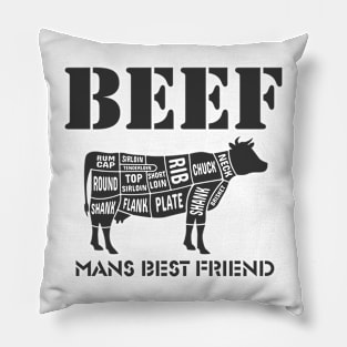 BEEF, Mans Best Friend Pillow