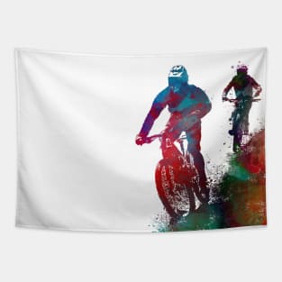 Cycling Bike sport art #cycling #sport Tapestry