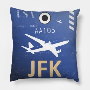 JFK NEW YORK Airport code Pillow