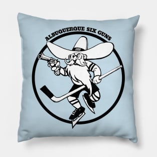 Classic Albuquerque Six Guns Hockey 1973 Pillow