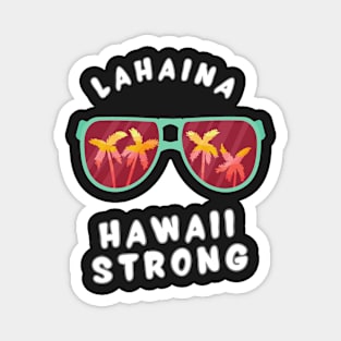 MAUI Hawaii Lahaina Glass Magnet