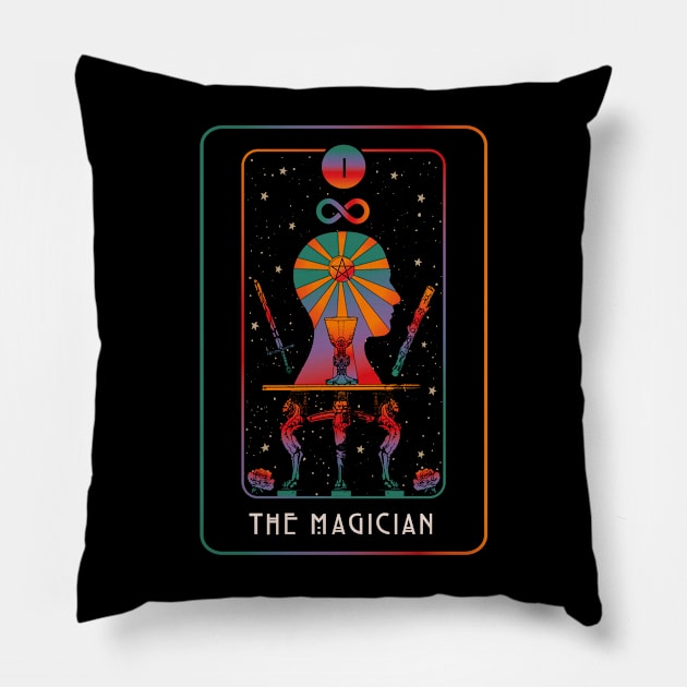 The magician Pillow by Inktally