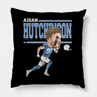 Aidan Hutchinson Detroit Cartoon Pillow