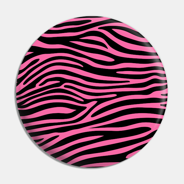 Pink Zebra Print Pin by Ayoub14