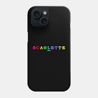 Scarlette  - Red. Phone Case