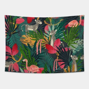 Tropical Jungle (green) Tapestry