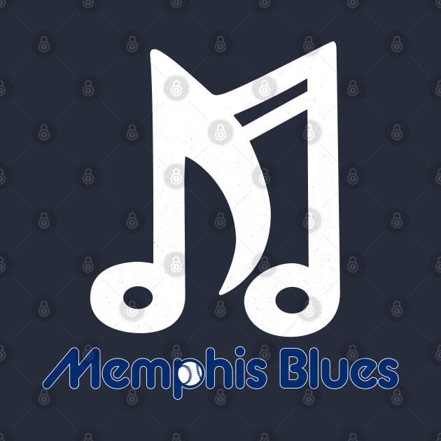 Defunct Memphis Blues Baseball 1976 by LocalZonly