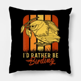 endemic nesting birdwatching biologist binocular Pillow