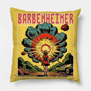 Barbenheimer Pillow