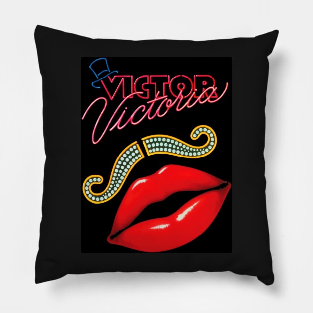 Victor VIctoria Musical Poster Pillow by baranskini