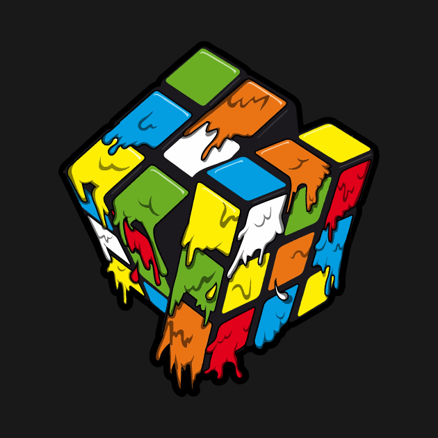 Rubik Cube Color Drops by SinBle