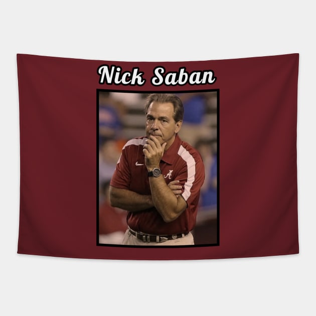 Nick Saban / 1951 Tapestry by DirtyChais