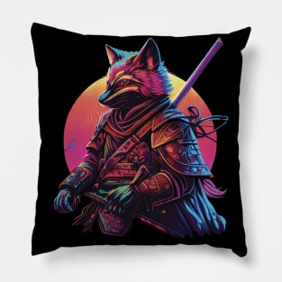 Samurai fox Pillow