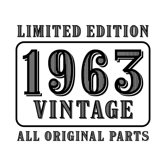 All original parts vintage 1963 limited edition birthday by colorsplash