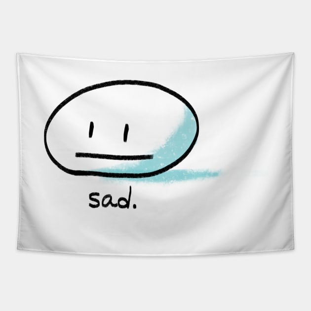 sad. Tapestry by PickledChild