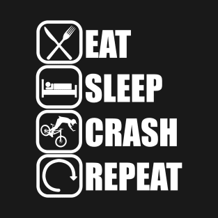 Eat Sleep Crash Repeat T-Shirt