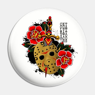 Voorhees mask Pin