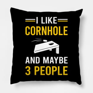 3 People Cornhole Pillow