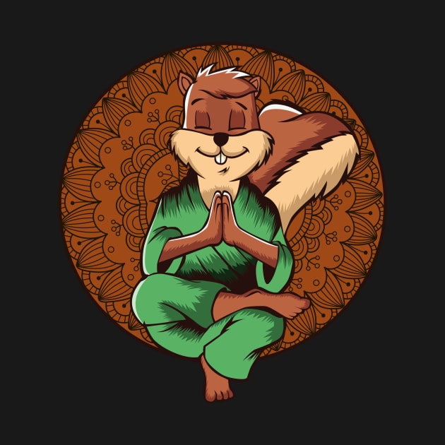 Squirrel Buddha by underheaven