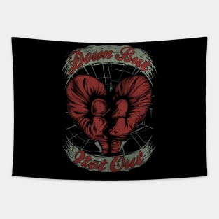 "DOWN BUT NOT OUT" Tapestry