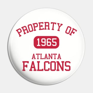 Property of Atlanta Falcons Pin
