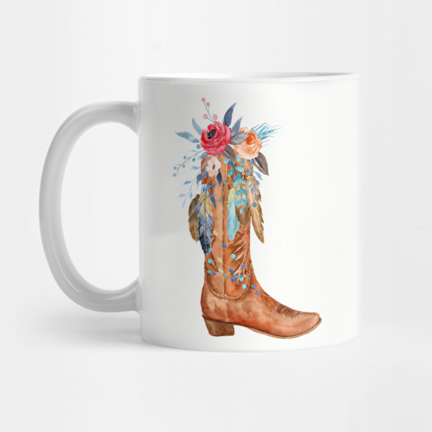 flower cowgirl boots