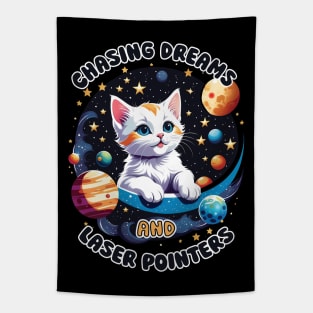 Chasing Dreams and Laser Pointers Tapestry