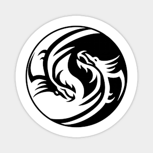 Dragons in Yin and Yang Magnet