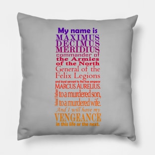 Maximus Decimus Meridius Pillow