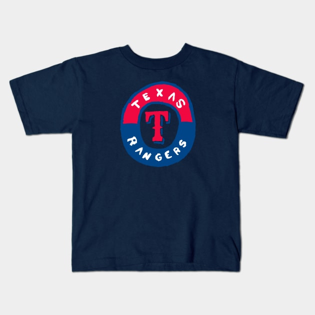 Very Simple Graph Texas Rangers 05 Kids T-Shirt