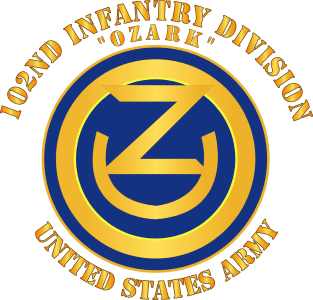 102nd Infantry Division - Ozark - US Army Magnet