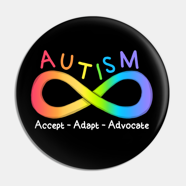 Cute Rainbow Infinity Symbol For Autism Acceptance - Autism Acceptance