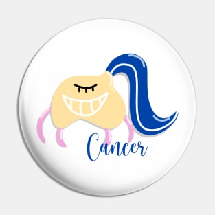 12 Zodiac Signs Astrology - Cancer Pin