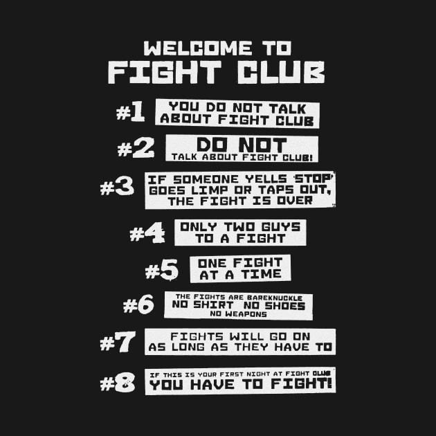 Fight Club Rules by AbundanceSeed