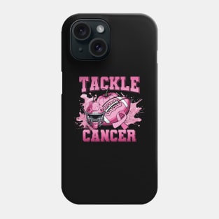 Tackle Breast Cancer American Football Pink Ribbon Awareness Phone Case