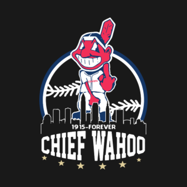 Cleveland Indians 1915 Forever Chief Wahoo - Chief Wahoo - Crewneck