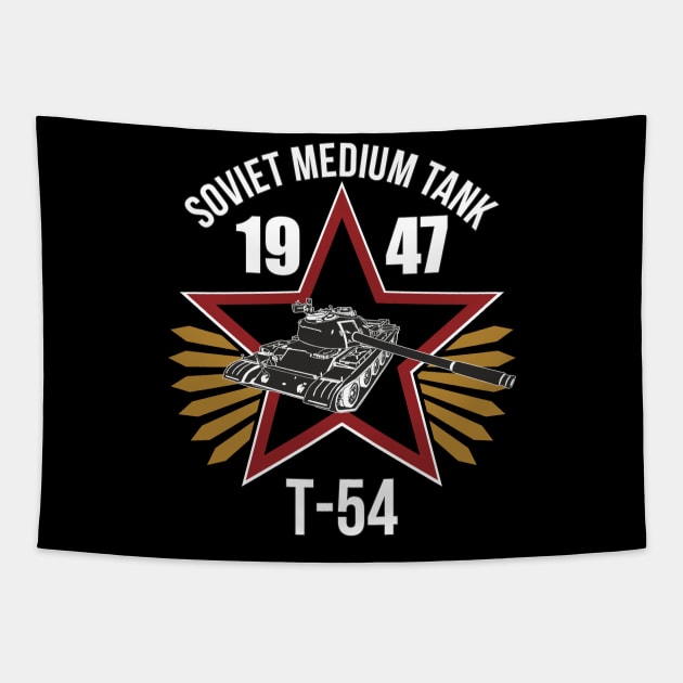 Soviet medium tank T-54 Tapestry by FAawRay