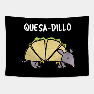 Quesa-dillo Cute Armadillo Pun Tapestry